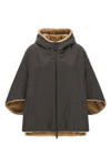 the lou andrea reversible cape redefines the concept of outerwear through a vers