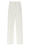hw casual pants in linen and viscose blend
