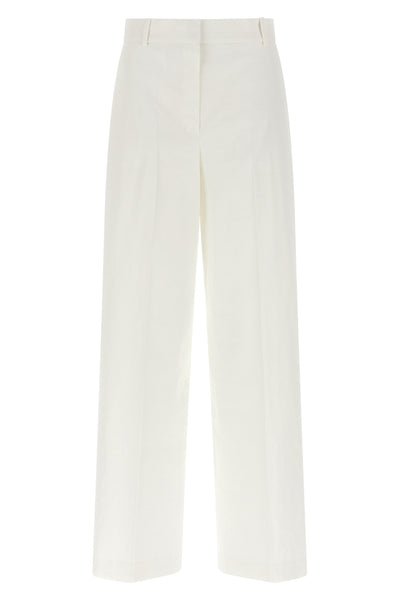 hw casual pants in linen and viscose blend