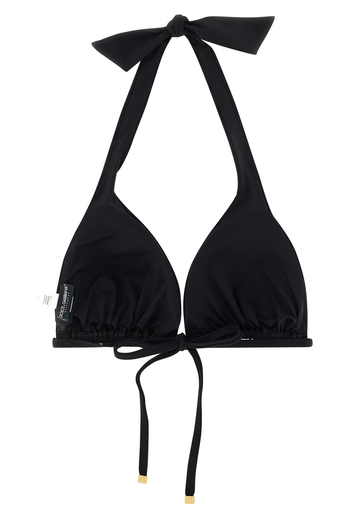 DOLCE &amp; GABBANA 1 bikini top in precious sensitive fabric