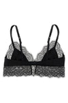 satin and lace bra