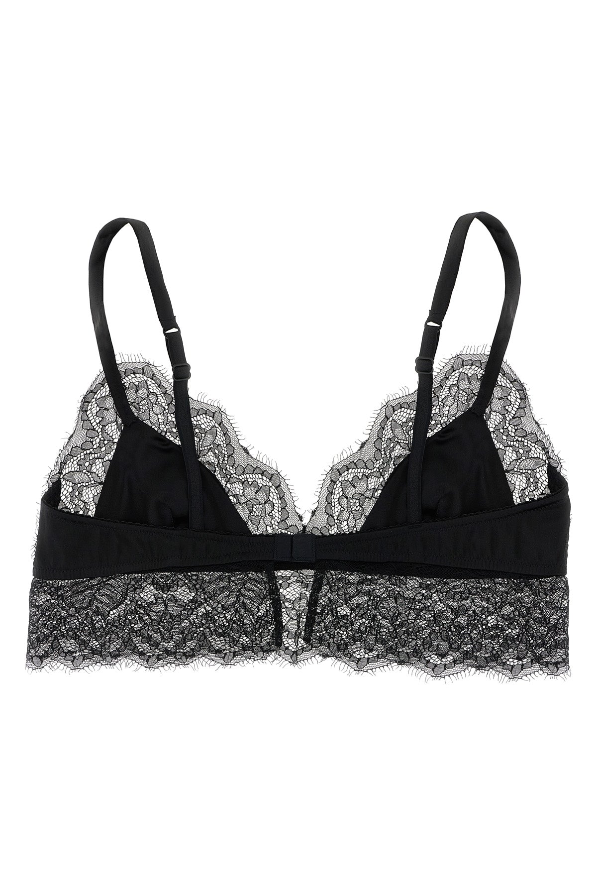 satin and lace bra