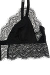 satin and lace bra