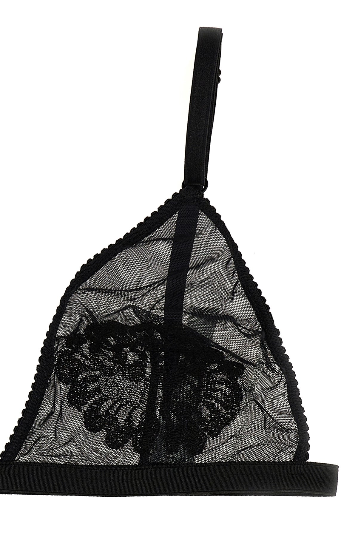 lace and tulle bra