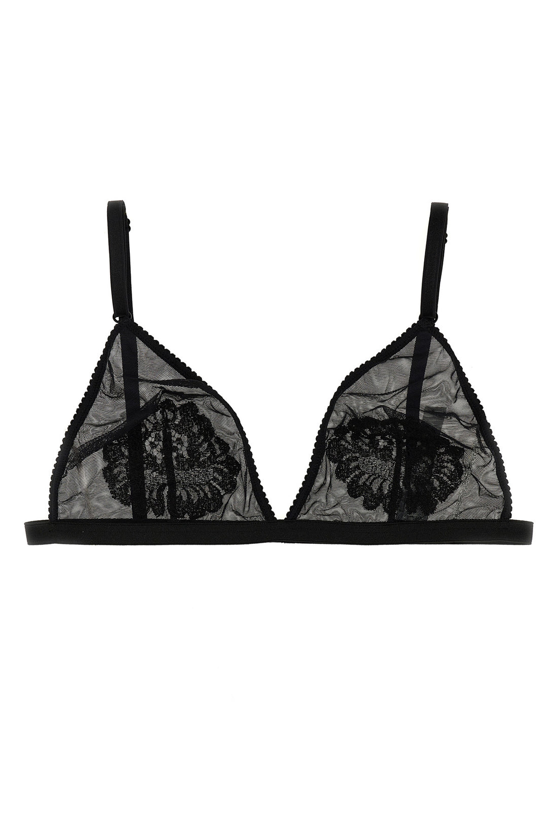 DOLCE &amp; GABBANA 3 lace and tulle bra