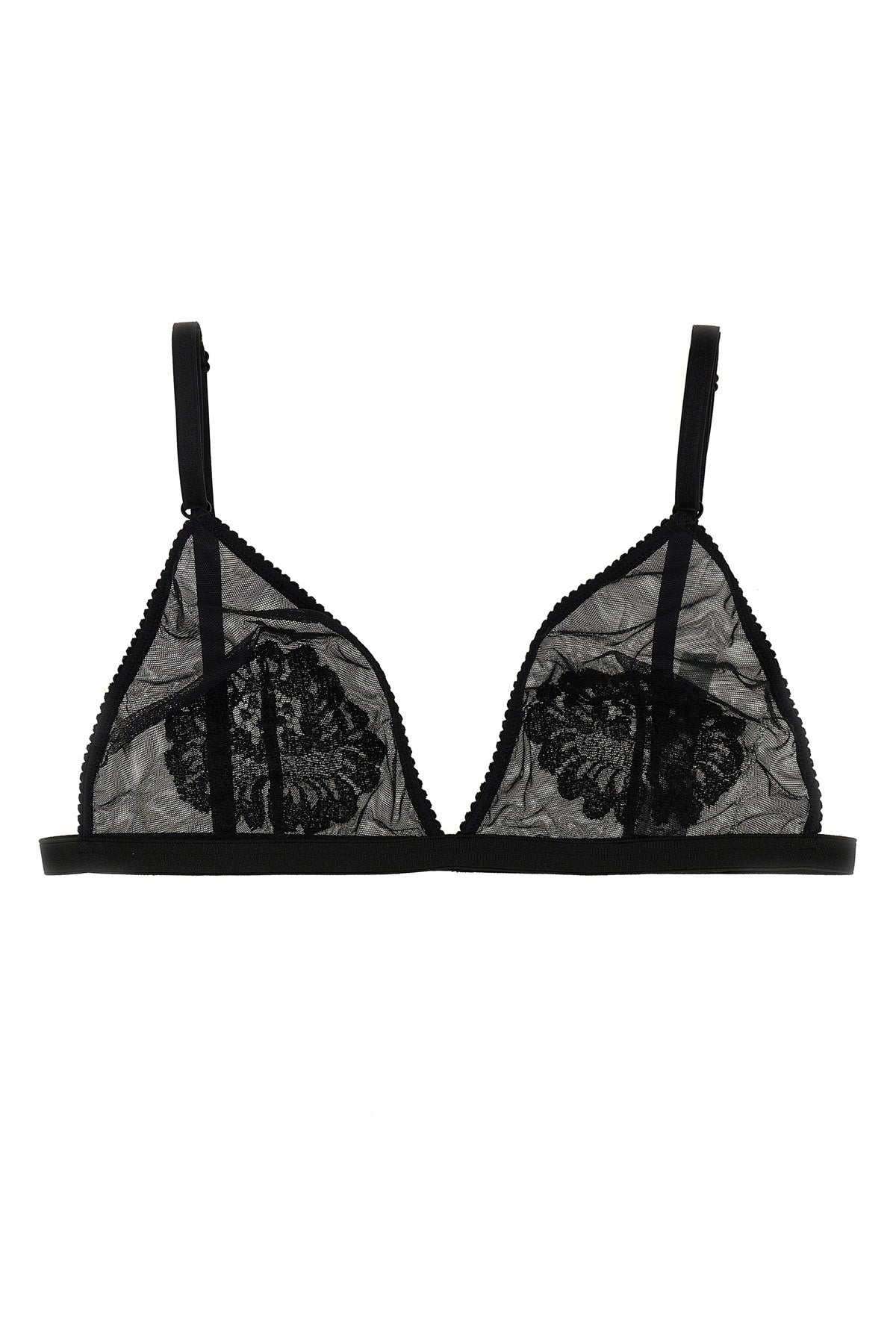 lace and tulle bra