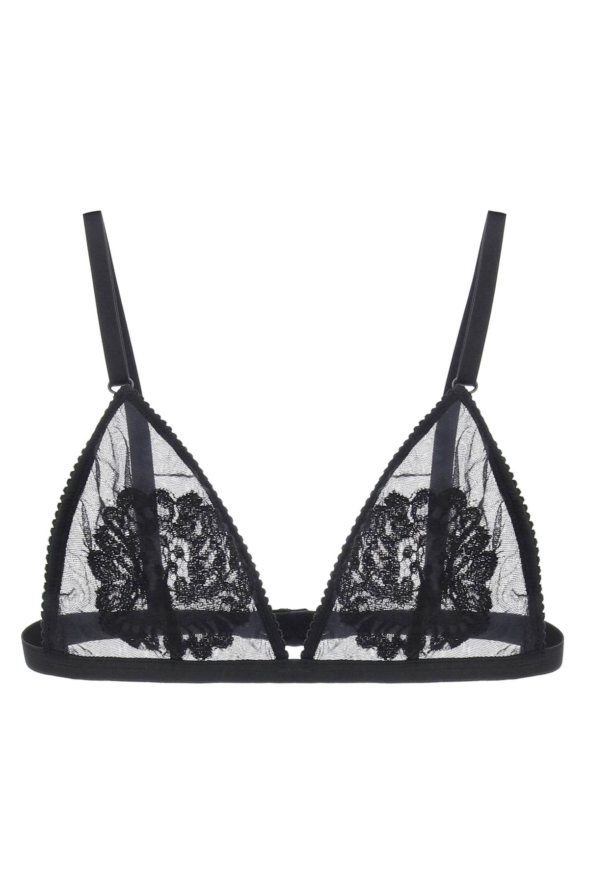 soft cup triangle bra for women