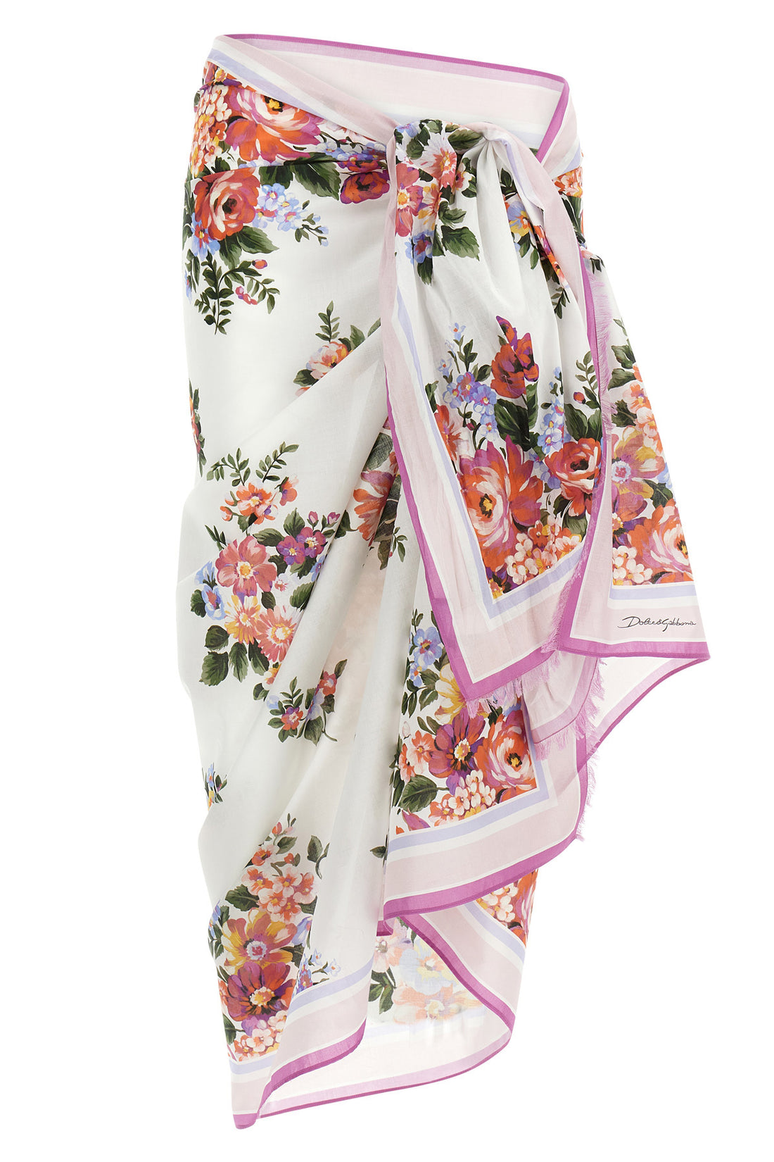 DOLCE &amp; GABBANA OS cotton batista skirt