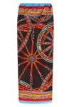 the dolce & gabbana sarong in pure cotton stands out for its fluid and versatile