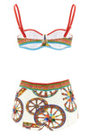 the dolce&gabbana bikini embodies the essence of mediterranean tradition through