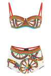 the dolce&gabbana bikini embodies the essence of mediterranean tradition through