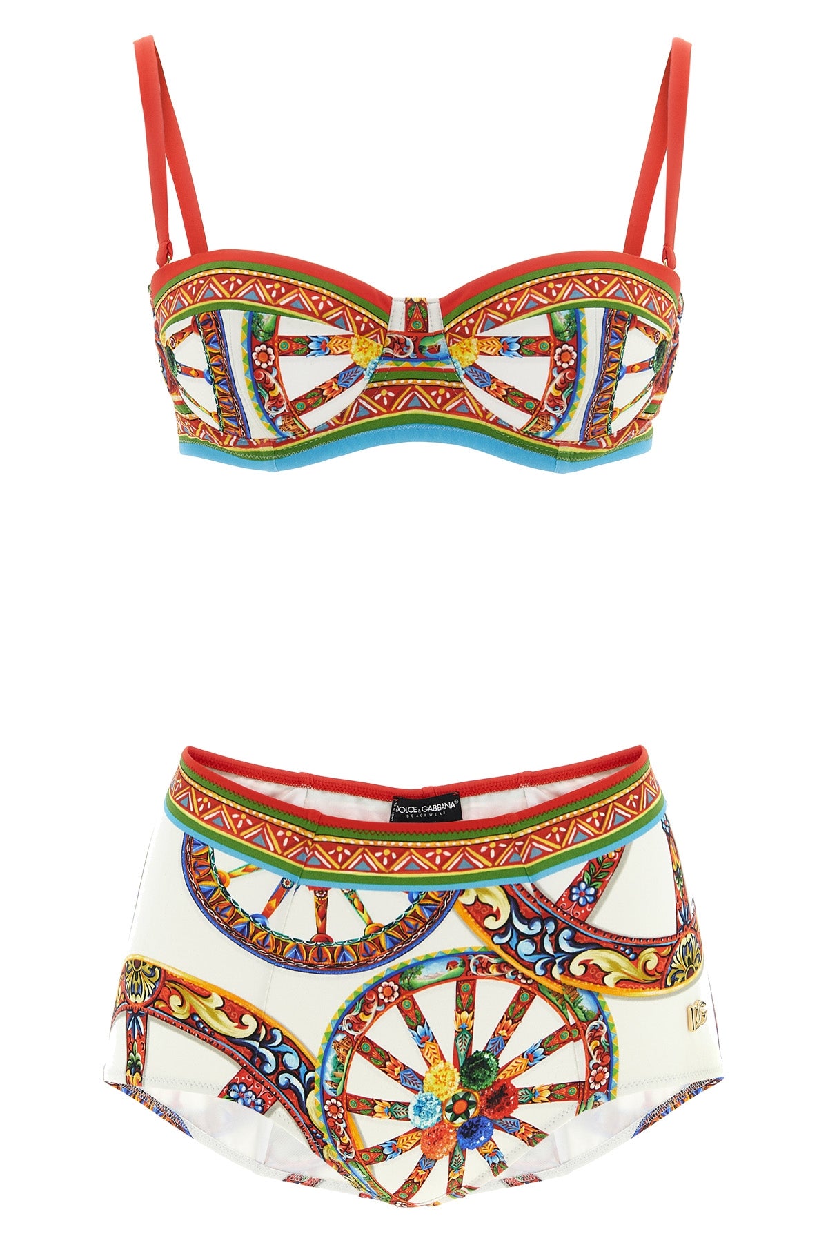 the dolce&gabbana bikini embodies the essence of mediterranean tradition through
