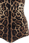 one-piece swimsuit in precious sensitive fabric in the iconic leopardo print