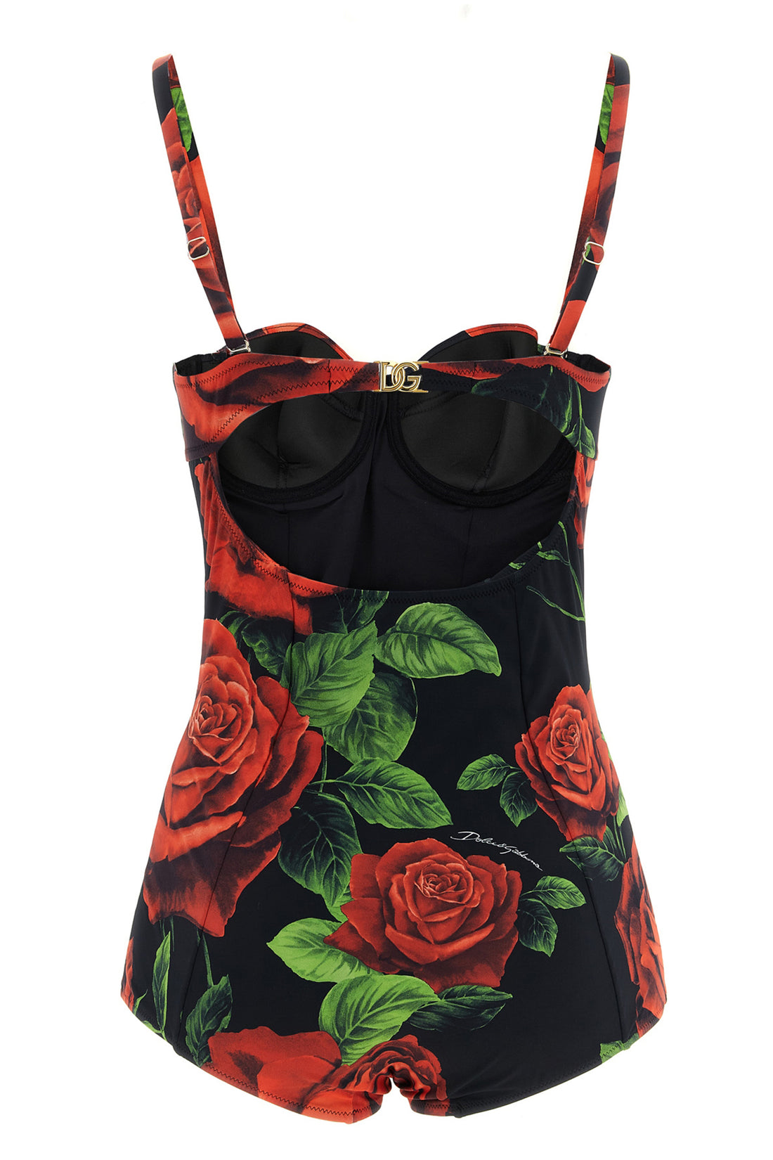 DOLCE &amp; GABBANA 1 the dolce &amp; gabbana one-piece balcony swimsuit bases its design on precise corse