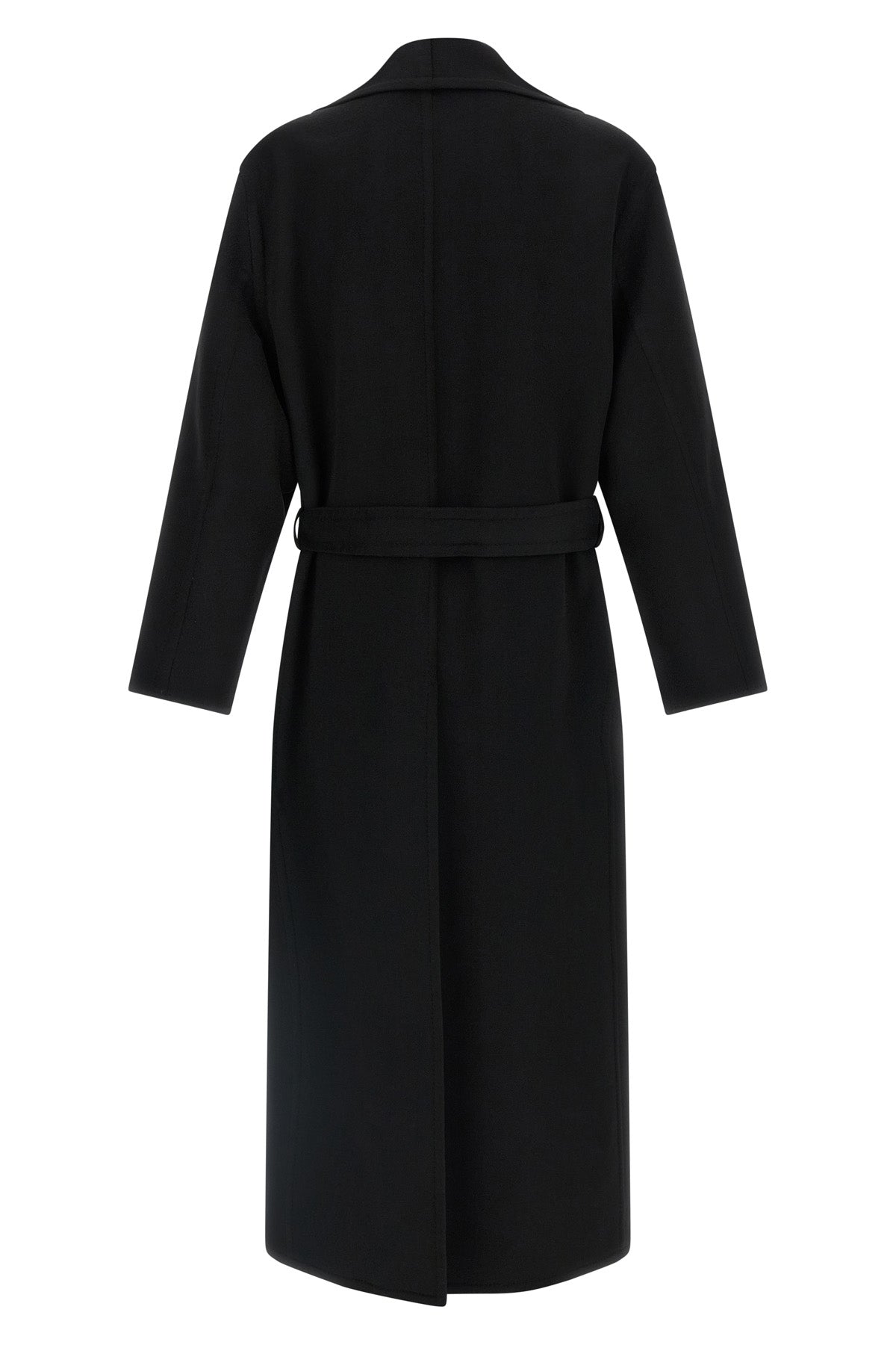 long coat in wool and double cashmere