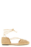 lima ballet flats in braided raffia