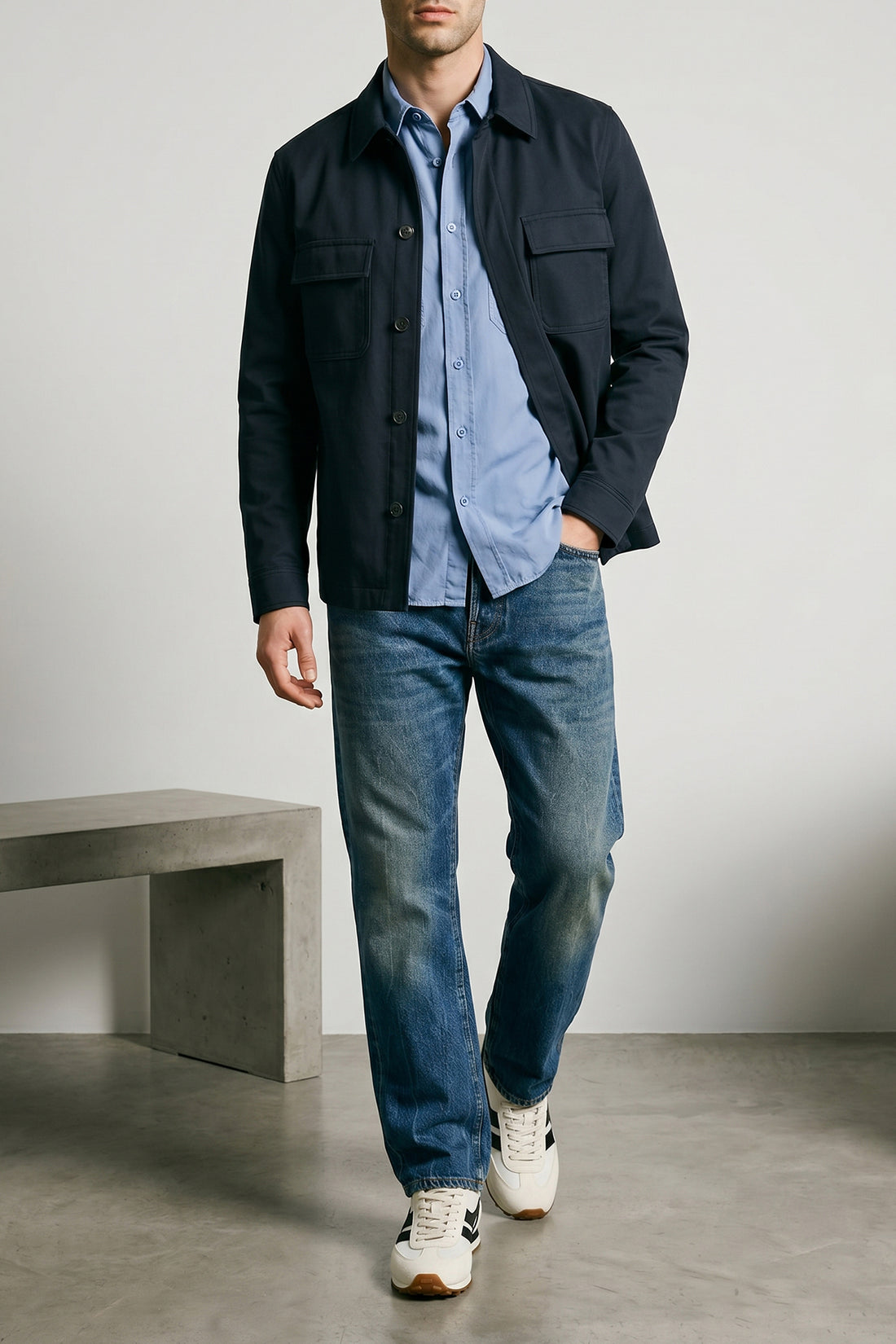 TOM FORD 54 heavy cotton twill overshirt