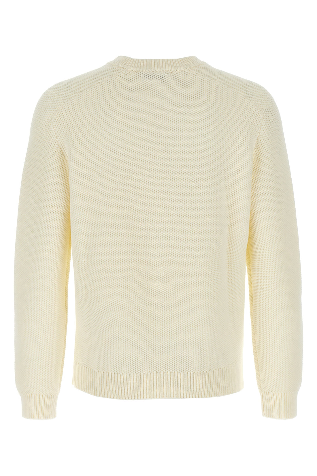 MAISON KITSUNÉ L kitsune varsity textured cotton sweater