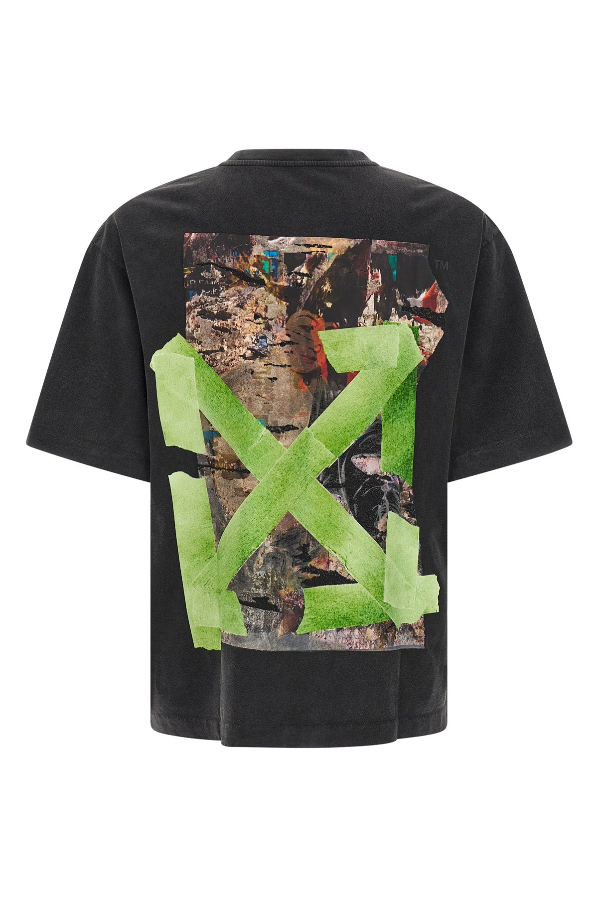 the off-white bacco arrow skate short-sleeved t-shirt