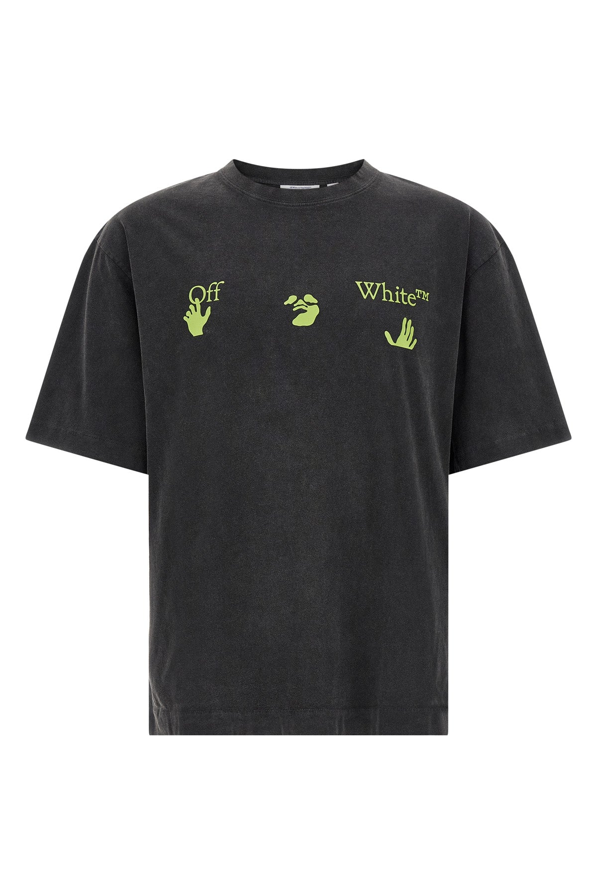 the off-white bacco arrow skate short-sleeved t-shirt