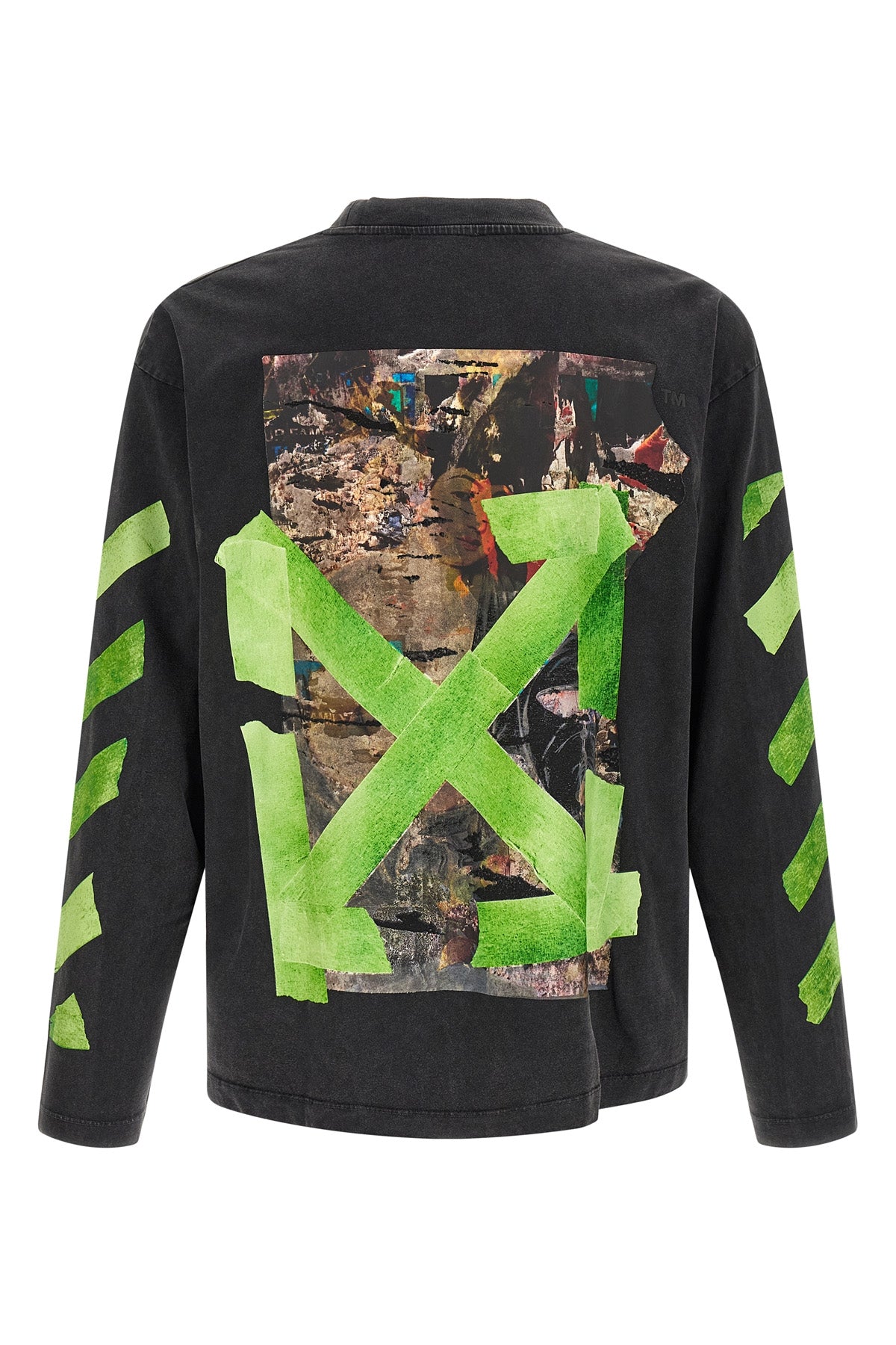 the off-white bacco arrow skate long-sleeved t-shirt