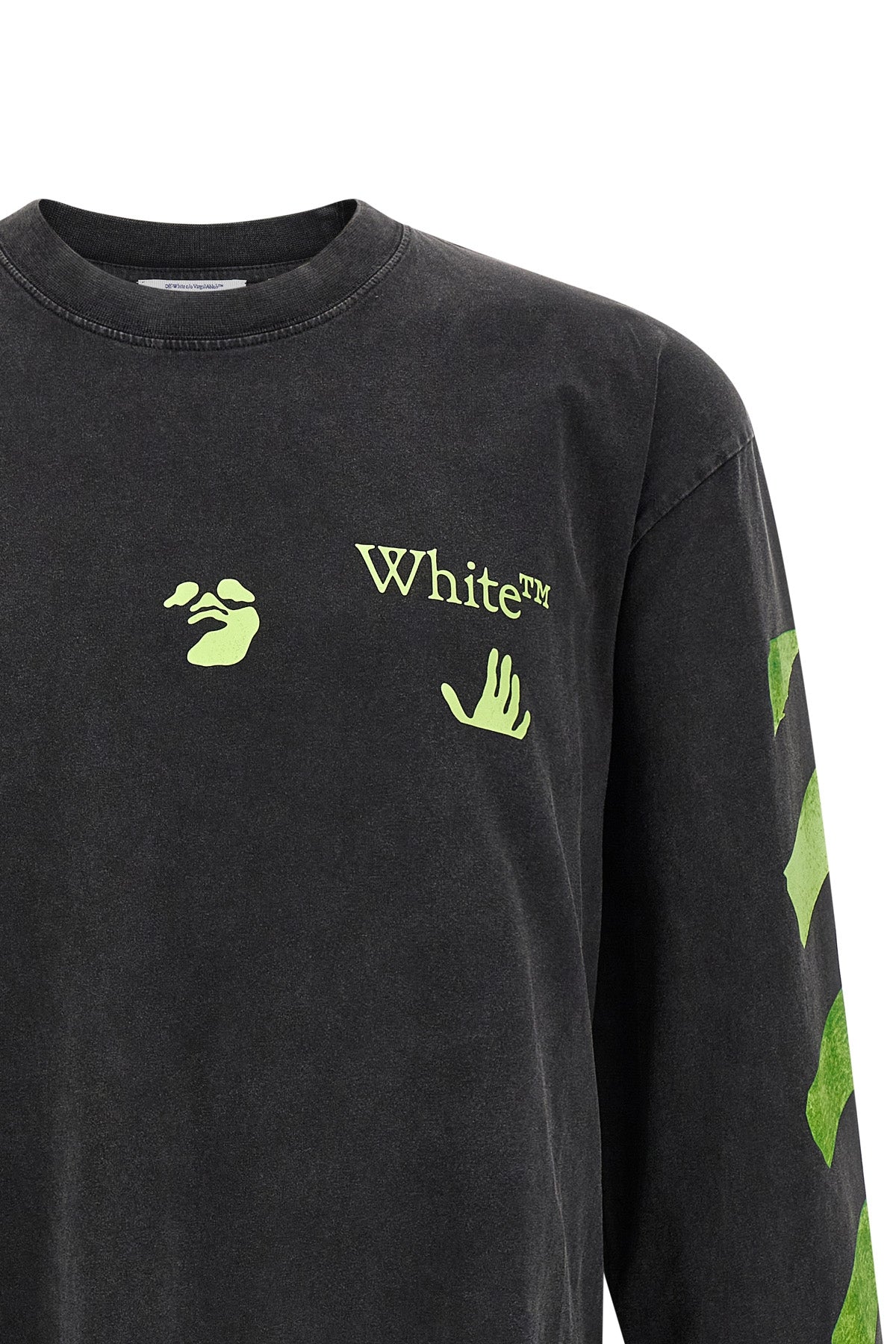 the off-white bacco arrow skate long-sleeved t-shirt
