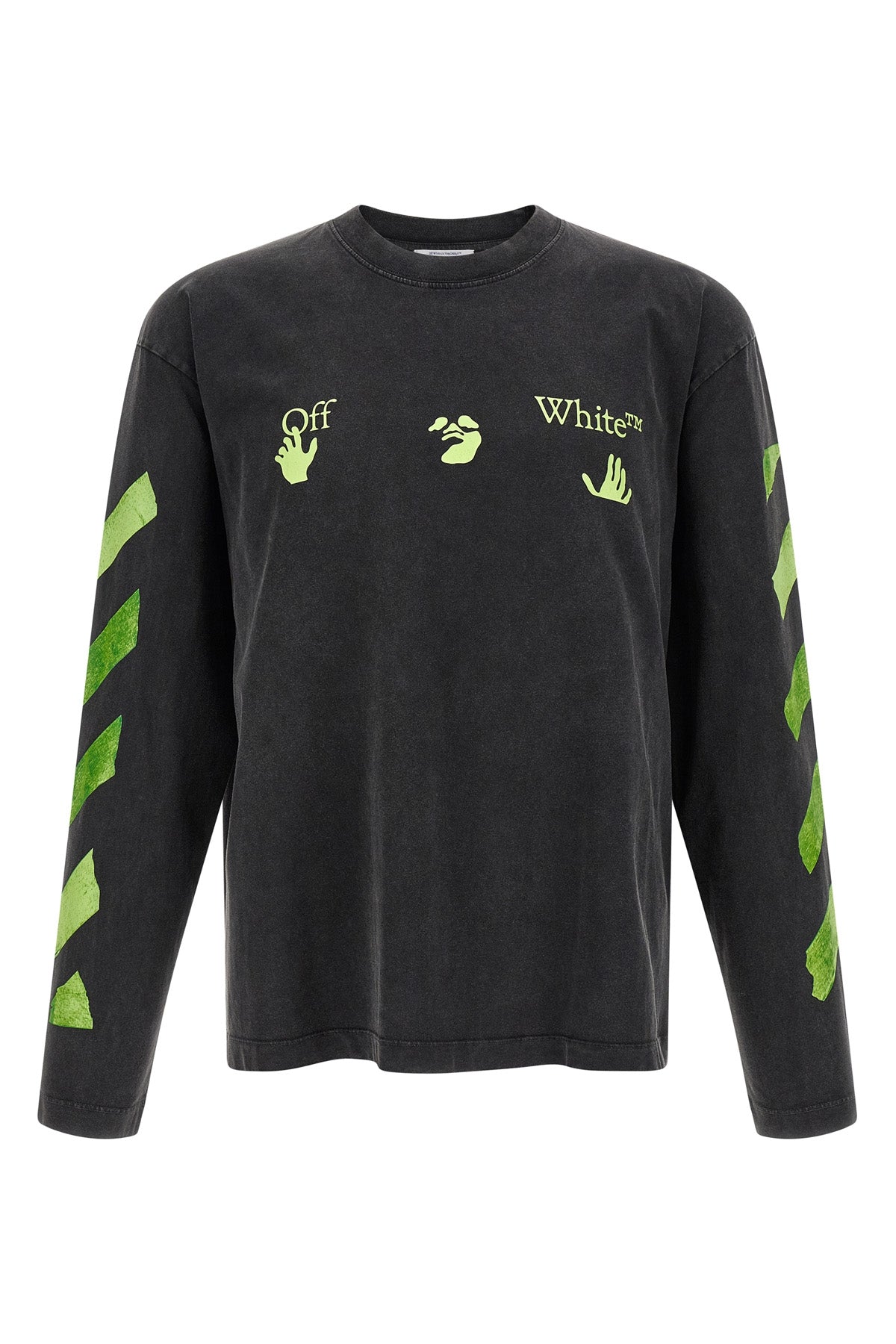 the off-white bacco arrow skate long-sleeved t-shirt