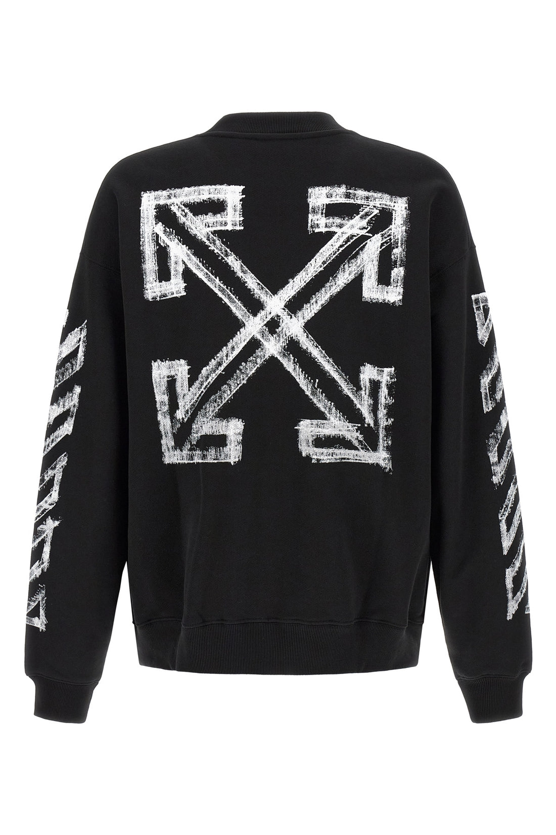 OFF-WHITE L the off-white motion arrow skate crew neck sweatshirt