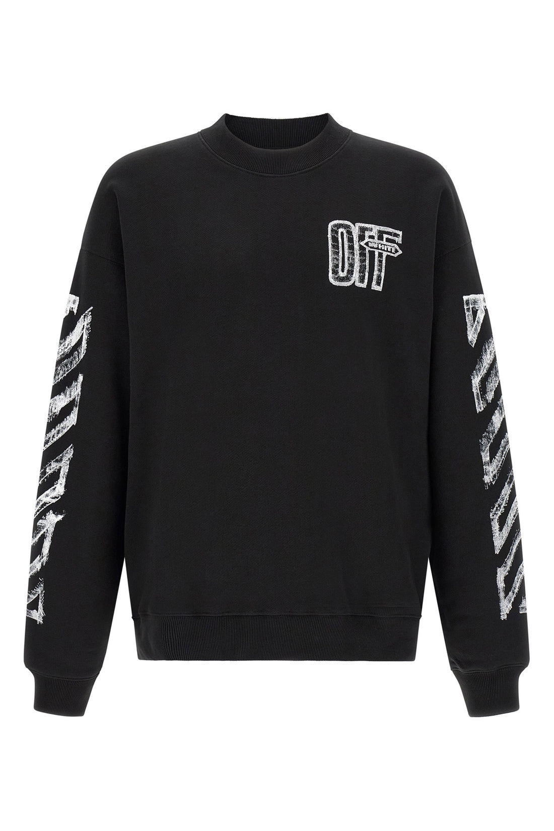 OFF-WHITE L the off-white motion arrow skate crew neck sweatshirt