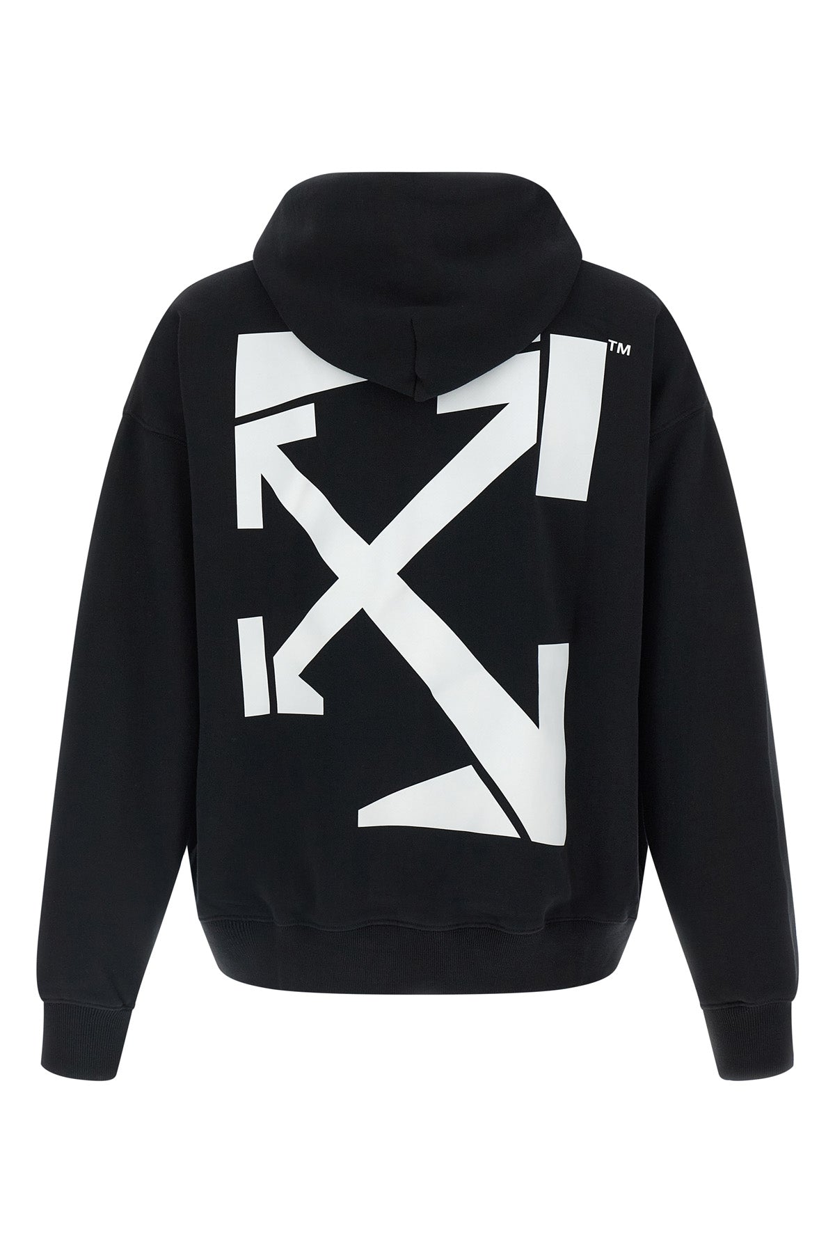 run arrow skate hoodie in brushed cotton