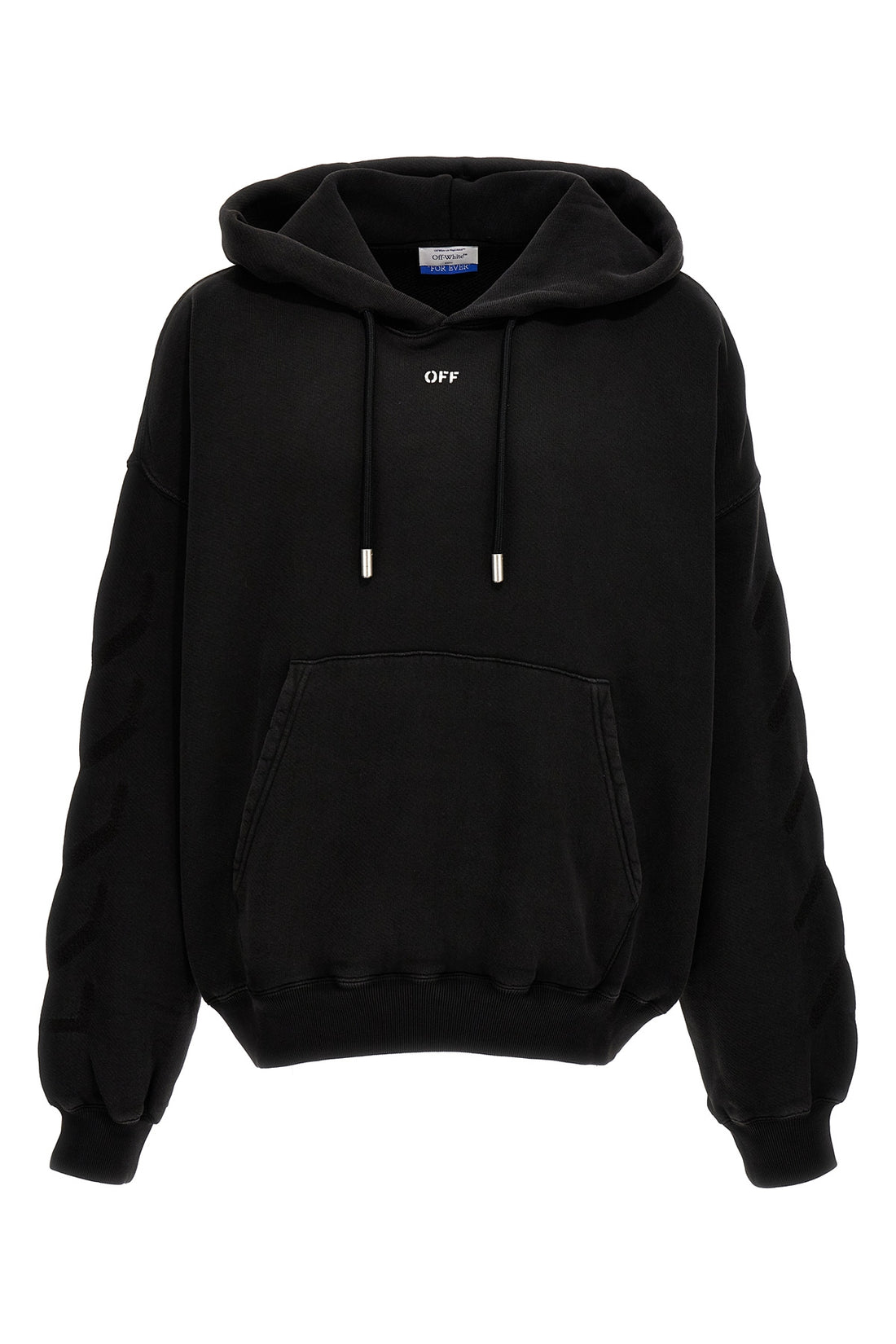 OFF-WHITE S matthew hoodie in faded-effect cotton