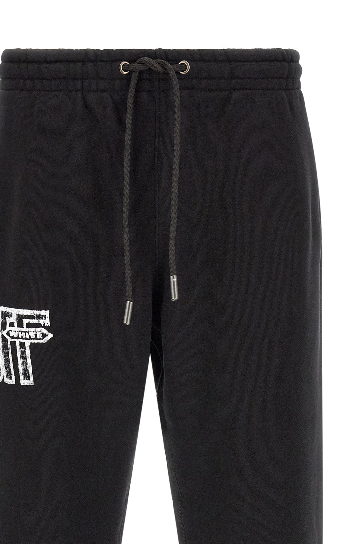 the off-white motion arrow cuffed sports pants