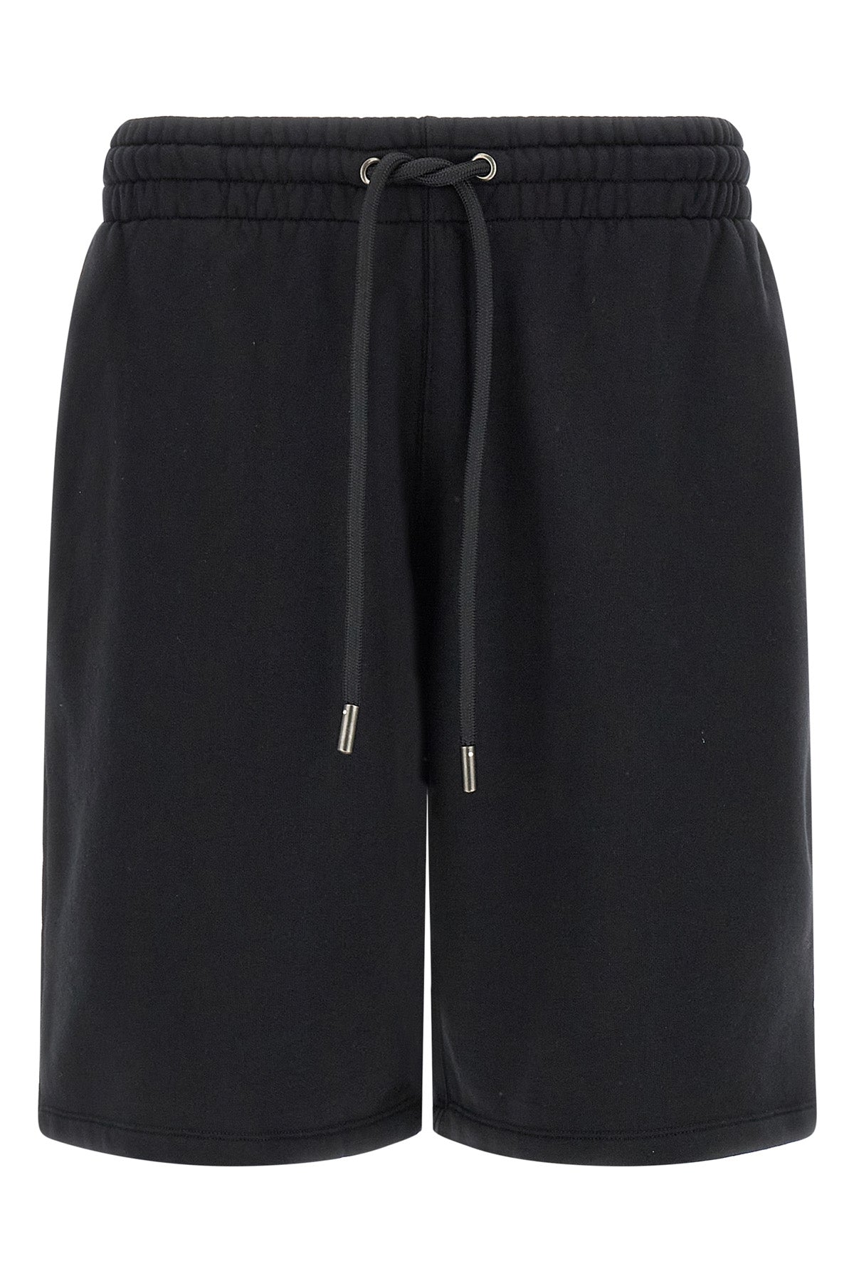 paint diag skate bermuda shorts in brushed cotton fleece