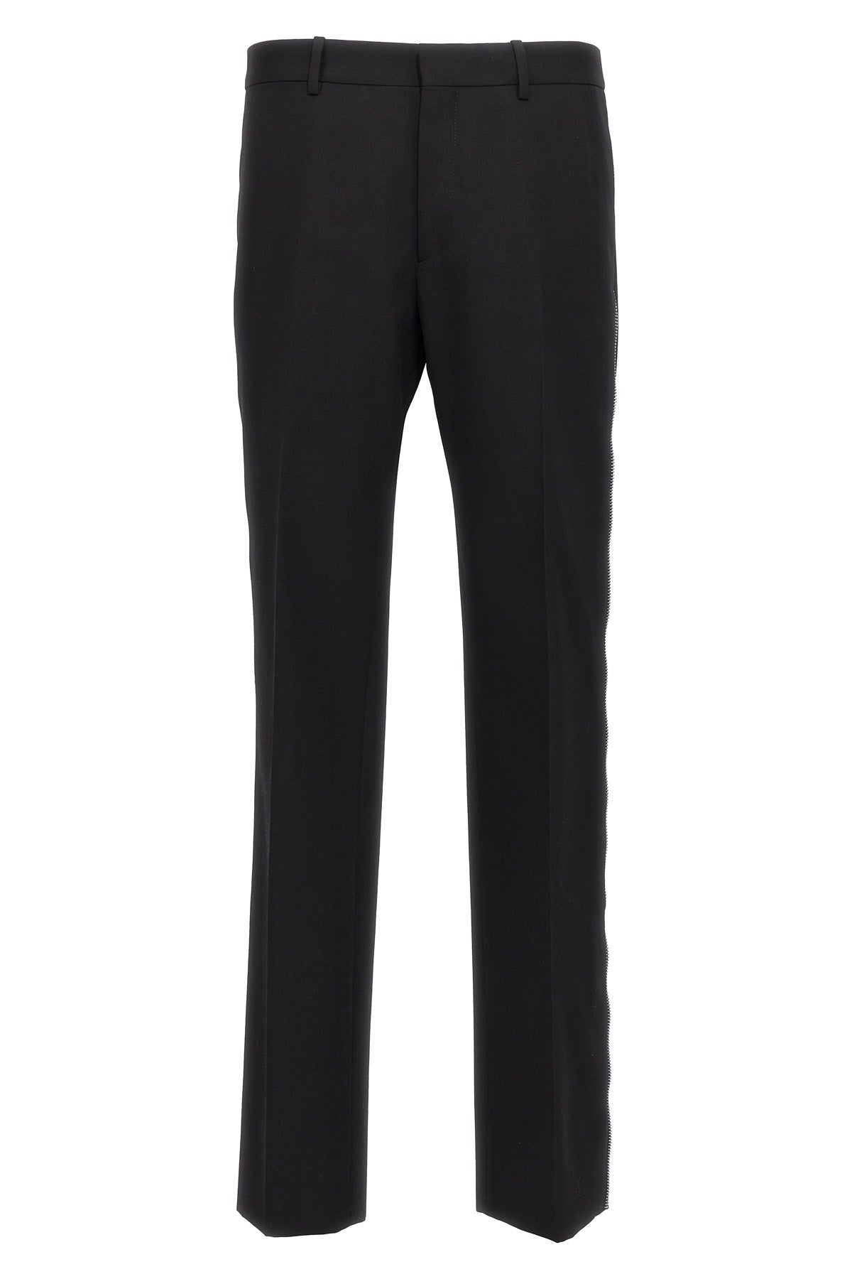 ow emb wool pants