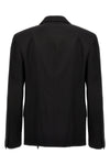 ow embroidery single-breasted wool blazer