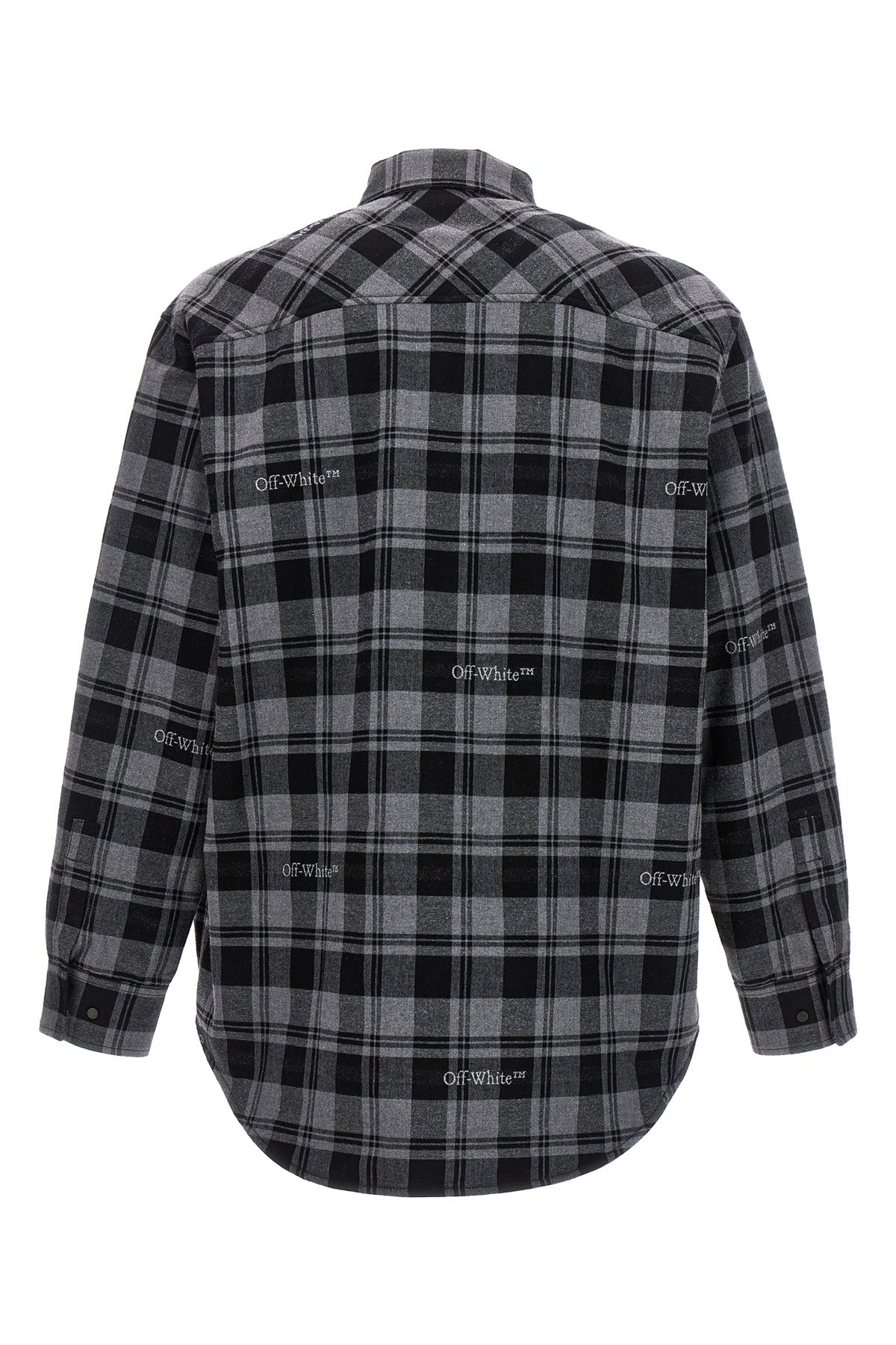 check flannel padded check print flannel jacket