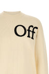the off-white bookish shared crew neck sweater