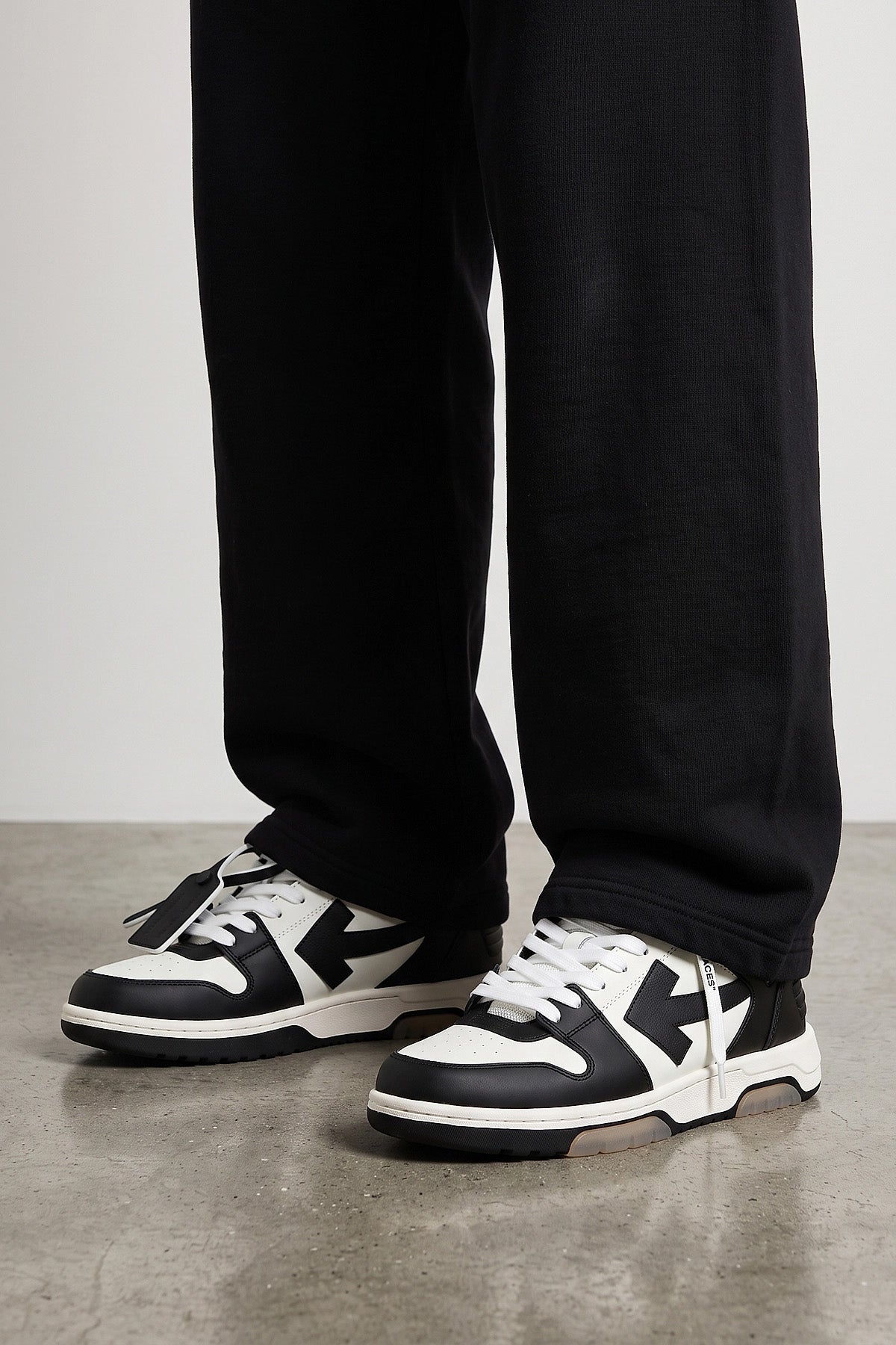 the off-white out of office sneakers feature a structured low-top silhouette d