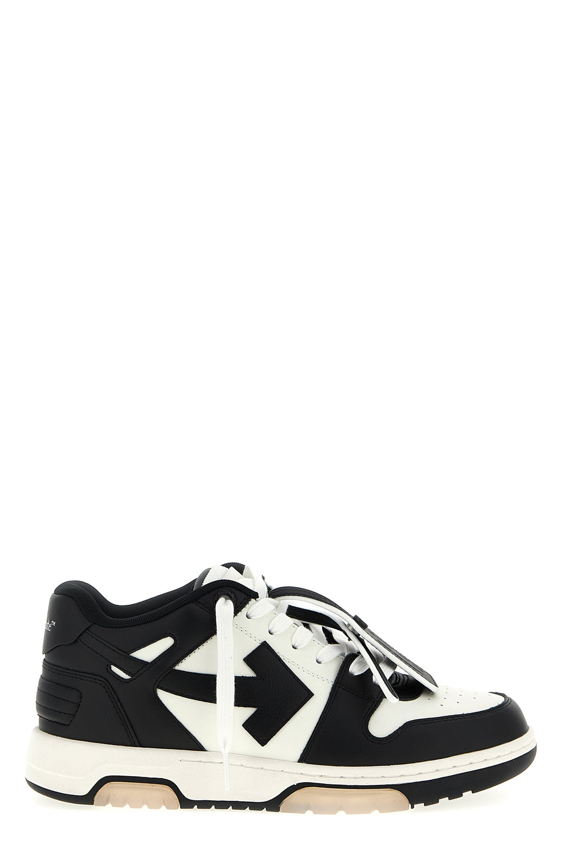 OFF-WHITE 40 the off-white out of office sneakers feature a structured low-top silhouette d