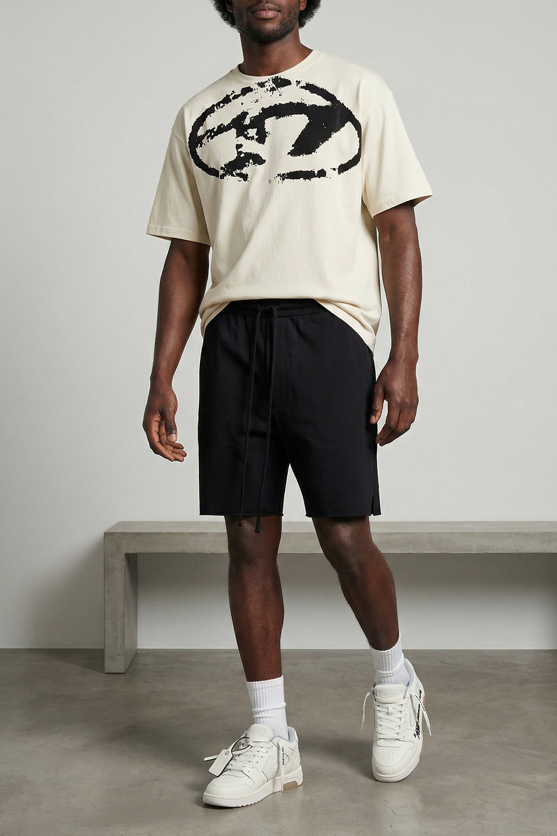 OFF-WHITE 40 out of office leather sneakers