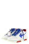 out of office bubble arrow sneakers in craquelé-effect shiny leather