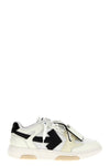 slim out of office sneakers in suede leather and mesh fabric