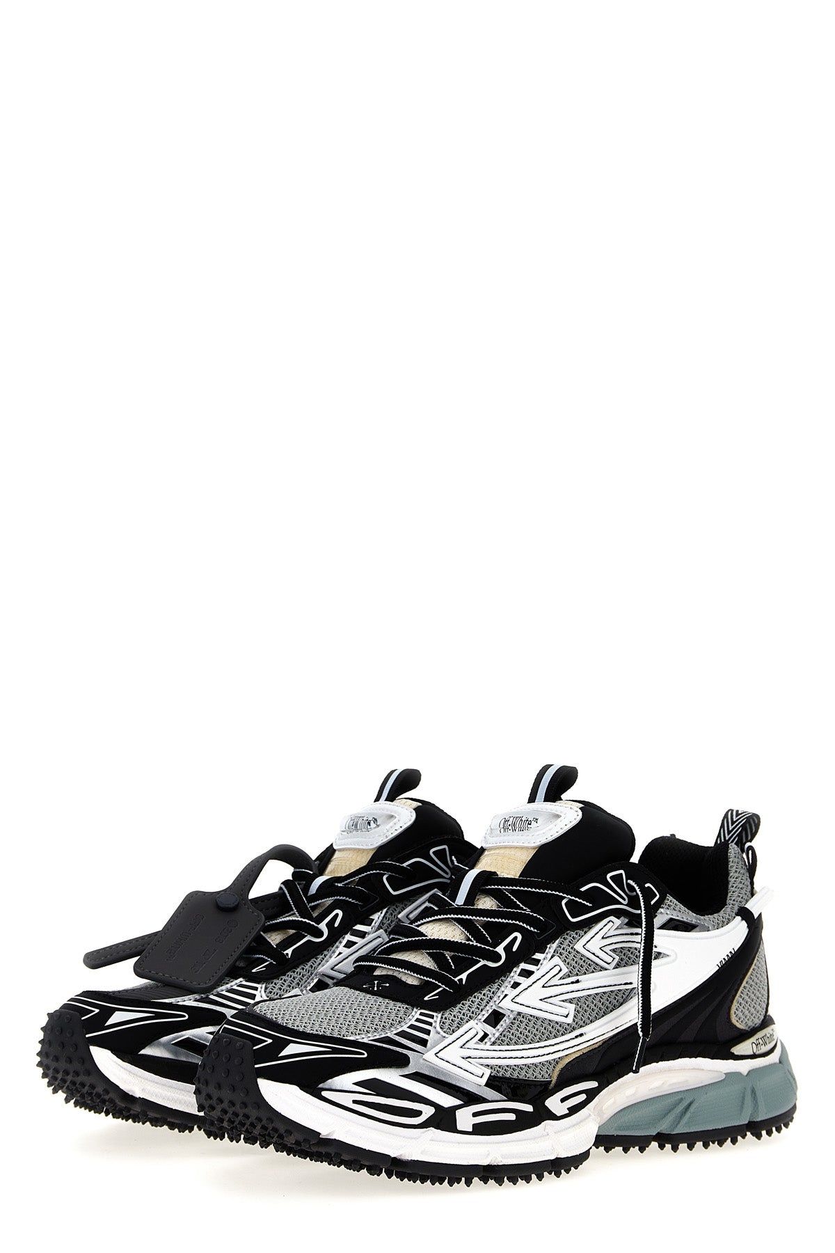 be right back sneakers in technical fabric and leather