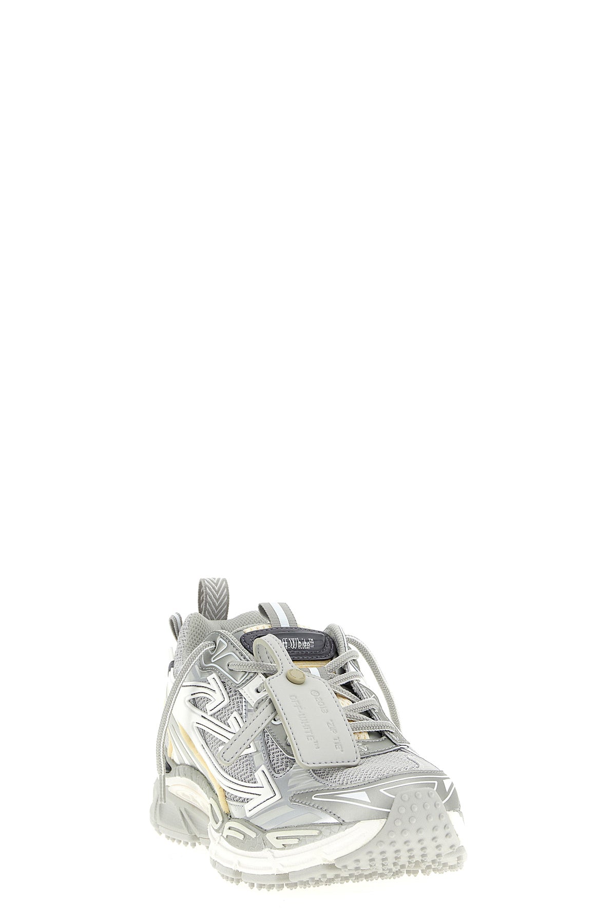 be right back mesh and leather-effect fabric sneakers