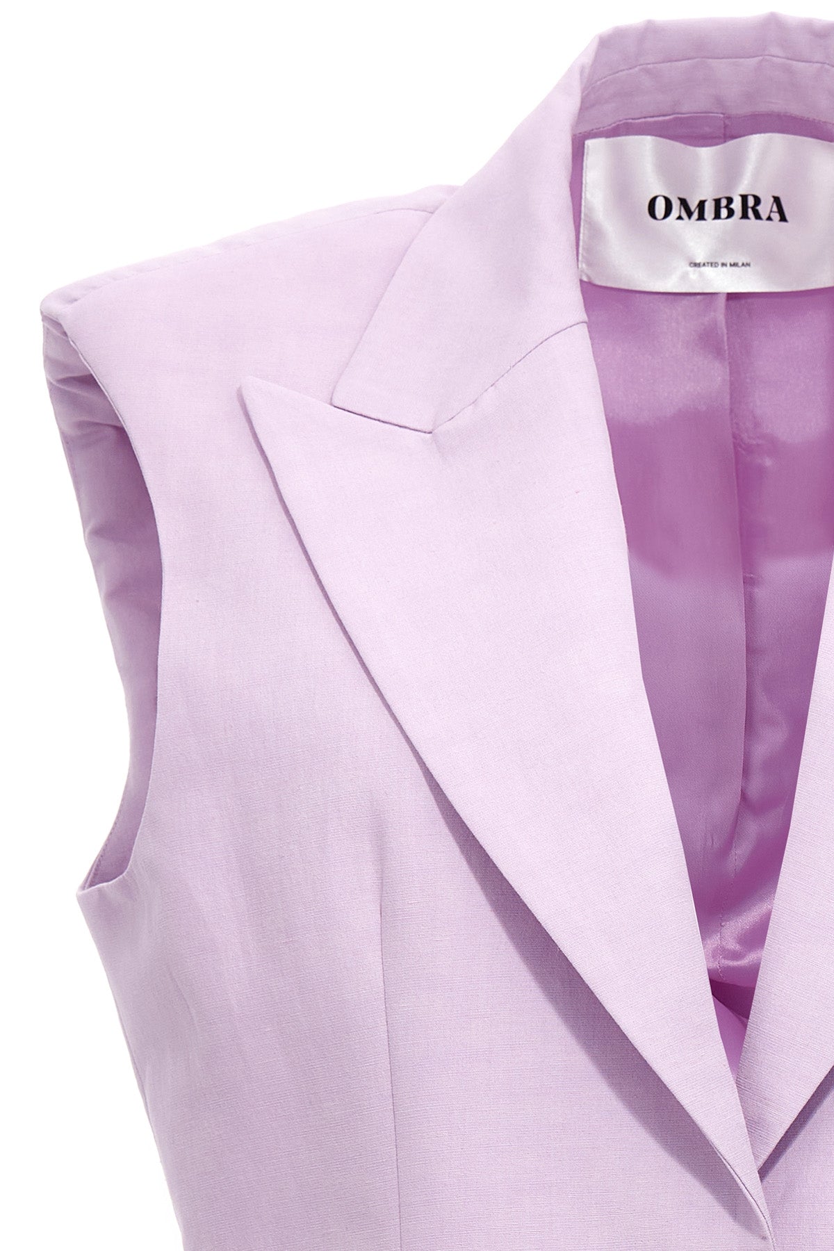 n°4 single breast cotton and linen blend blazer jacket
