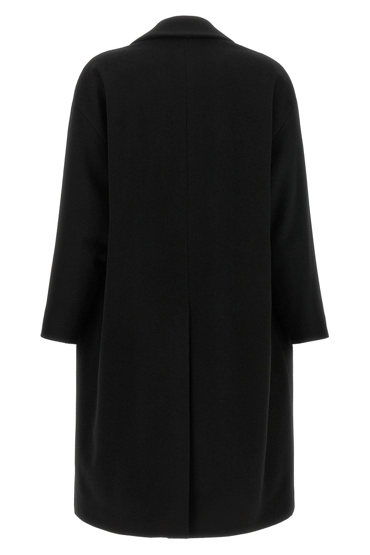 alberto biani double-breasted coat in fine loro piana wool redefines the codes o