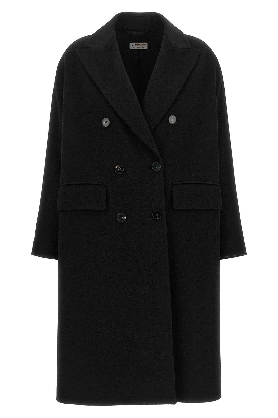 ALBERTO BIANI 38 alberto biani double-breasted coat in fine loro piana wool redefines the codes o