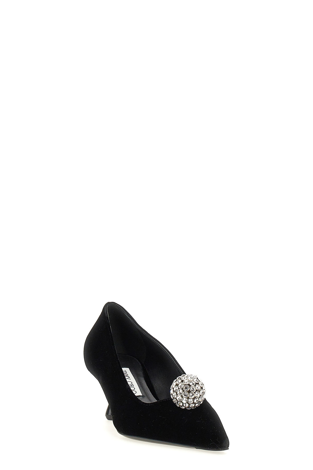 JIMMY CHOO 34.5 orb pump 50 velvet pumps