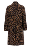ortica crombie coat in double wool fabric
