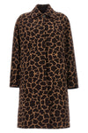 ortica crombie coat in double wool fabric